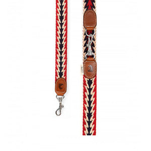 Peruvian Arrow Adjustable Leash Red